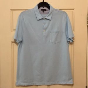 Men’s light blue polo